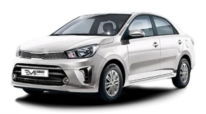 Kia Pegas front | Emi Ride - Rent a Car