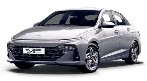 Hyundai Accent front | Emi Ride - Rent a Car